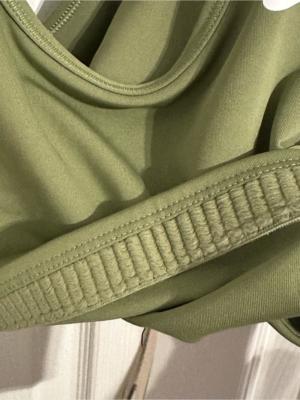 Nike Women's Olive Green Sports Bra - Picture 5 of 5